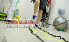 Choosing the right “Cardio Modality” for pre and post workouts?